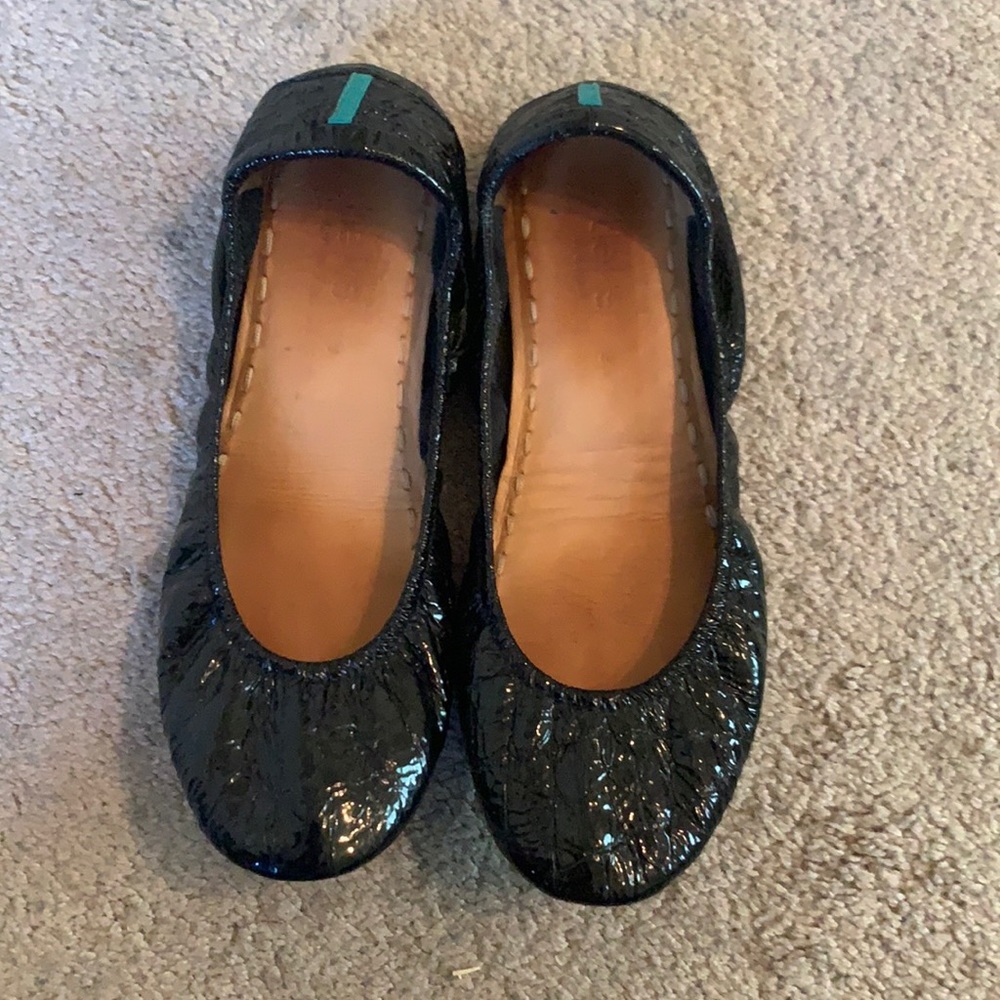 OBSIDIAN BLACK Tieks.  Size 9